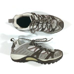 Merrell Siren Sport 2 Hiking Shoes Womens Size 7 Beige Elephant Gray Pink J58282